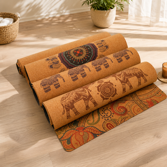 Elephant Cork Yoga Mat