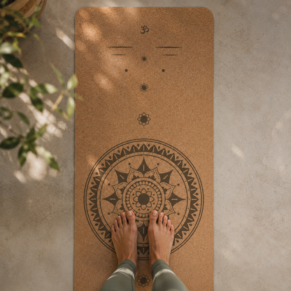 Mandala Cork Yoga Mat