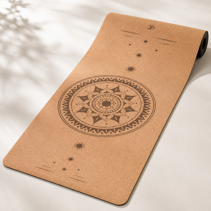 Mandala Cork Yoga Mat
